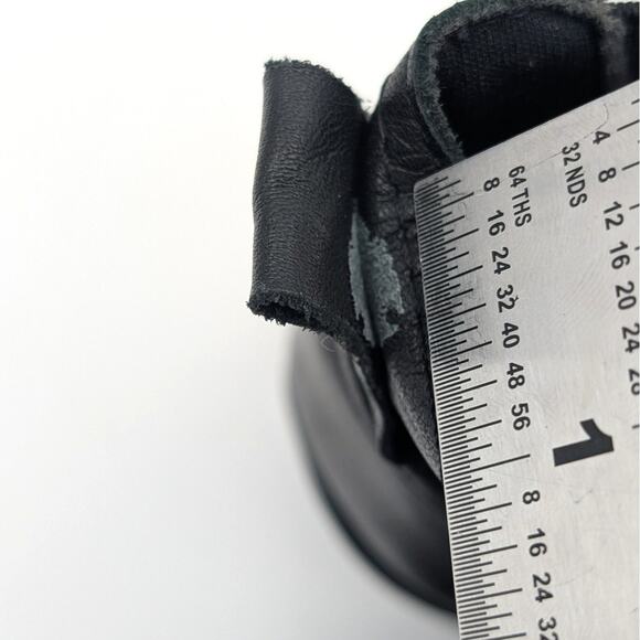 David Tate Space Leather Ankle Chelsea Boots Women's Black Size US6.5W EU37 - Picture 7 of 12